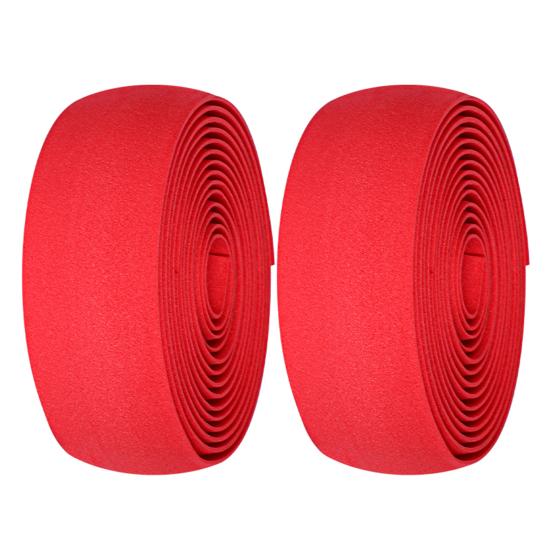 1 Set Bicycle Handlebar Tapes Elastic Sweat-proof Ergonomic Anti-slip Road Bicycle Bar Tapes for Refit