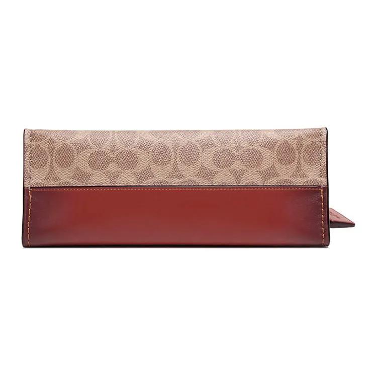 COACH PARKER Coated Canvas Handbag , Shoulder Bag Medium Women's Brown Yellow (Unisex) Shoulder Bags 30585 B4RU