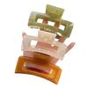 10.5cm Large Square Acrylic Jelly Hair Claw Clip for Women