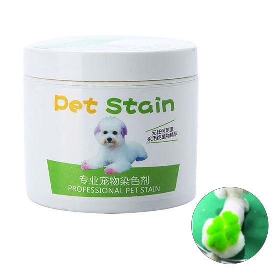 Haustierfarbe ohne Erhitzen Ungiftige Temporäre Haarfarbe Creme für Hunde Katzen Sichere Haut Seidige Lebendige Farben für Partys Fotos und Feiertage