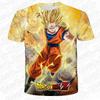 2026 Summer Anime Dragon Ball Son Goku 3D Print Kids T Shirt Fashion