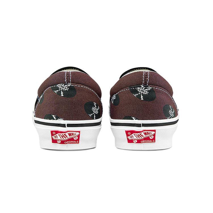 Wacko Maria X Vans OG Classic Slip-On Brown Records Unisex Sneakers VN0A45JK595