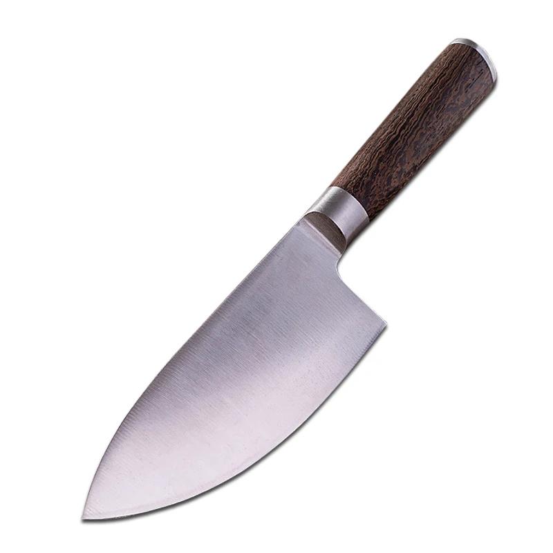 

Нож шеф-повара Кухонный нож из нержавеющей стали Нож для разделки рыбы Острый бытовой нож для нарезки мяса Фруктовый нож without cover