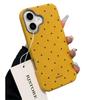 Leather Texture Full Screen Polka Dot Case for Apple iPhone 16 Pro Max/14/15/17/13 – Stylish and Simple Design