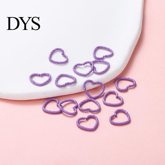 Broken Hair Fixer 50Pcs Girl Hairpins Easy to Wear Heart-Shaped Comfortable Accessory Vibrant Color Decorative Clips Clip