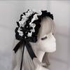 Y2k Cosplay Headdress Rivet Lolita Hair Clip Sweet Lolita Wings Lace Headband  Daily