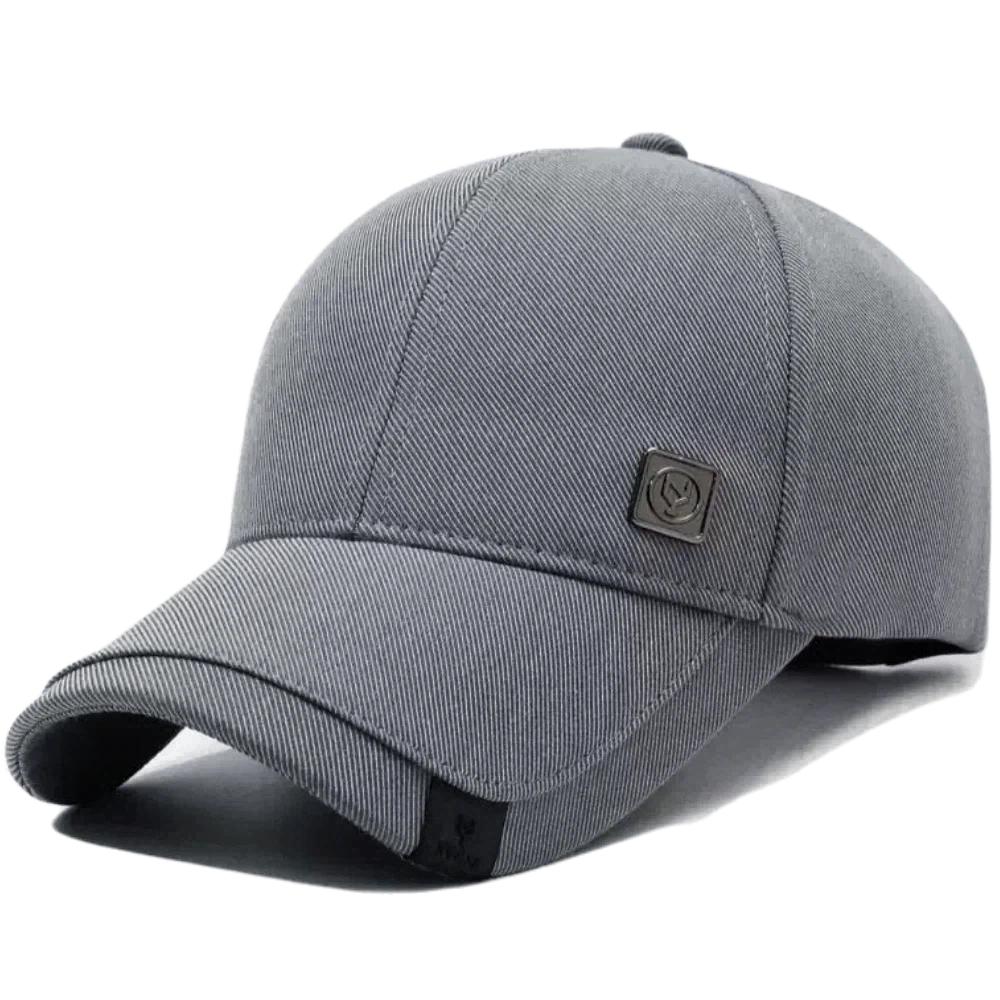 Berretto da Baseball da Uomo con Marchio Metallico Regolabile Cappello Casual Cappellini per Uomo Donna Sport all'Aperto Pesca Cappellini per il Tempo Libero