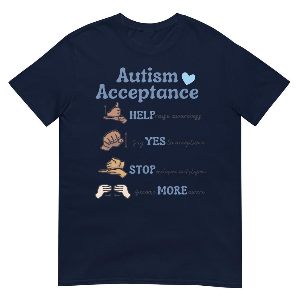 Autism Acceptance Autism Awarenes Tshirt S