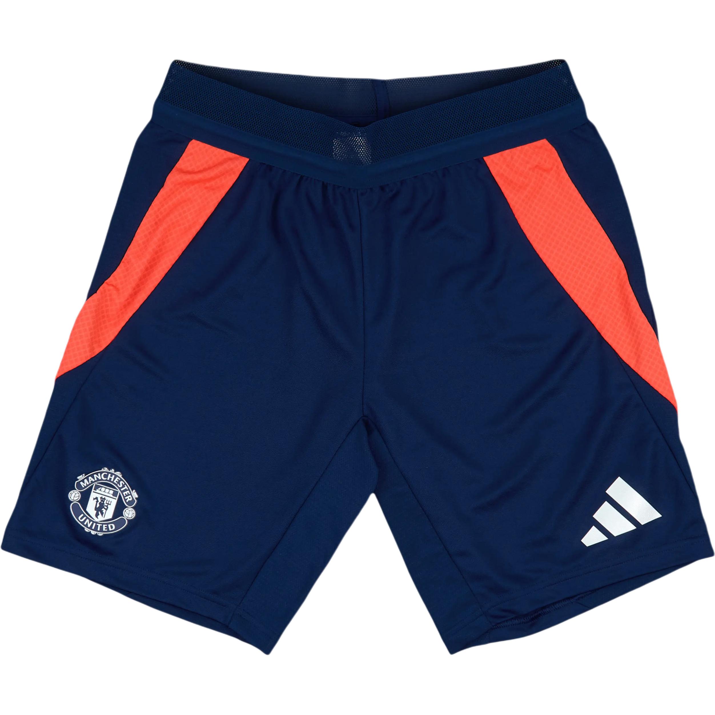 

Adidas Manchester United Pro Training 24/25 Season Logo Letter Comfortable Color Block Football Pants Unisex Bottoms IT2000 L
