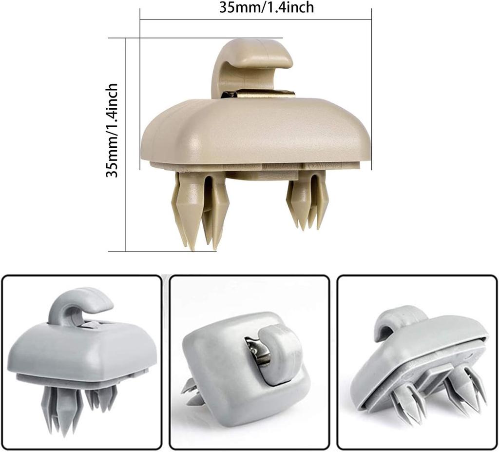 Durable Sun Visor Clip Hooks For A3 A4 A5 And Well Made Interior Sun Visor For Sun Safe And Reliable