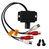 Plouluyt Car Home Audio Amplifier Bass Gain Level Volume Control Knob LC-1 Black