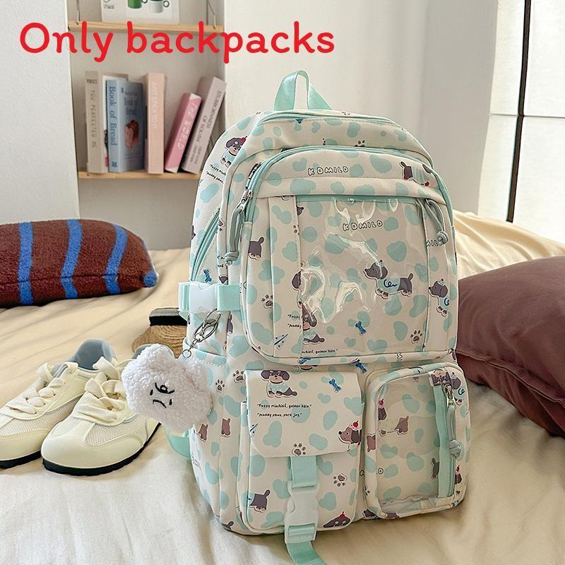 Simple Capacity Large Backpack With Dachshund And Letter Print Design Daily For