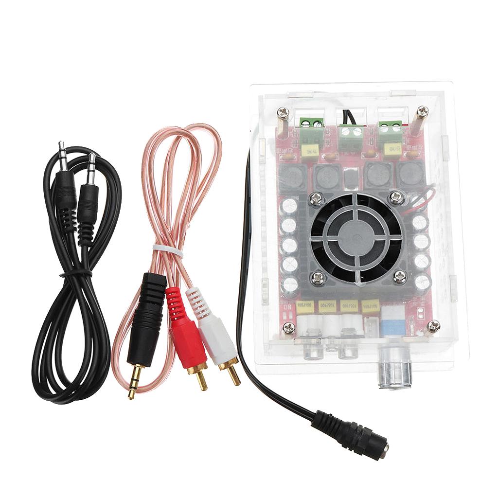 Buy TDA7498 Class D Digital Subwoofer Amplifier Board 2x 100W + Case