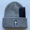 Pony Animal Embroidered Knitted Hat Versatile Thick Warm Hat For Wear Casual