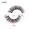 3 Pairs High Quality Strip Lashes Handmade Natural for Fluffy Mink Lashes Custom Logo Box Packaging