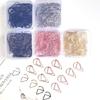 50 Pcs Teardrop Paper Clips Bookmarks Holders Creative Paperclip Metal Decorative Paper Clips for Office School Home
