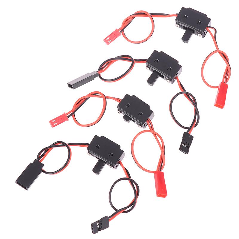 2 buc Receptor Pornit / Oprit Baterie Comutator Rc Cu Cablu Conector Futaba / Jr Jst Pentru Drone Rc cu Aripi Fixe Model Mașină Barcă