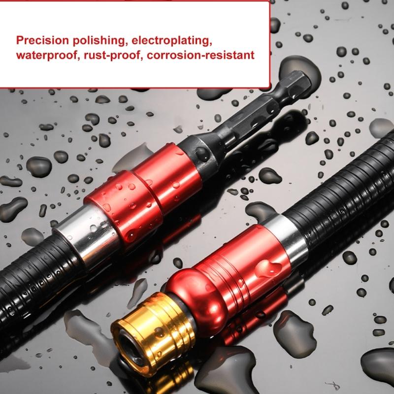 Adjustable Direction Flexible Screwdriver Shafts for Hard to Reach Areas Universal for Electric Tool In Diverse Environment