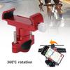 Bike Phone Mount Aluminum Alloy Heavy Duty Bike Phone Holder with Hex Wrench for Bicycles Motorcycles ScootersRed