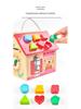 Montessori Busy House: Baby Enlightenment & Educational Unlocking Box with Teaching Aids and Toys
