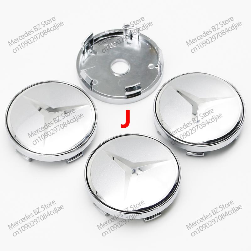 56mm 60mm 65mm 75mm Car Wheel Center Hub Cap Emblem Sticker For Mercedes Benz Mercedes Benz AMG Class W206 W205 W203 GLC CK1