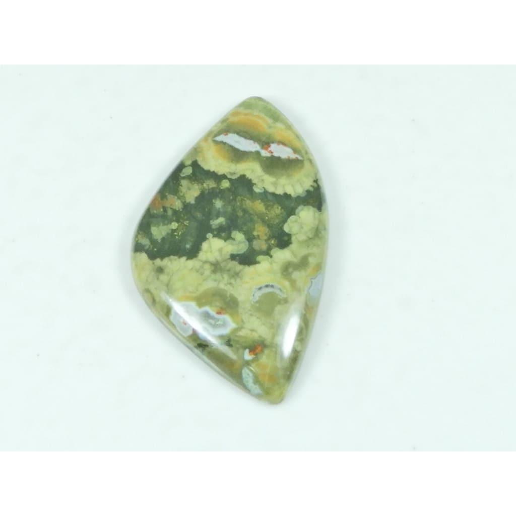25X43X05MM Natural Rhyolite Jasper Fancy Shape Cabochon Loose Gemstone 41Cts. G-376