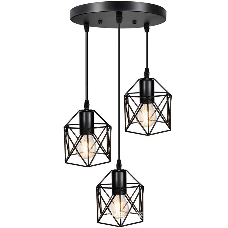 Nordic Modern Minimalist Industrial Chandelier - Retro Creative Style for Bars and Aisles