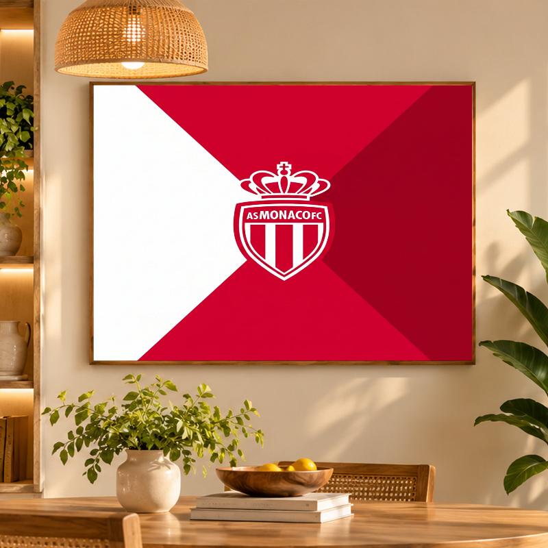 5D Diamond Painting Monaco FC DIY Full Drill Diamond Art Kit Home Decoration