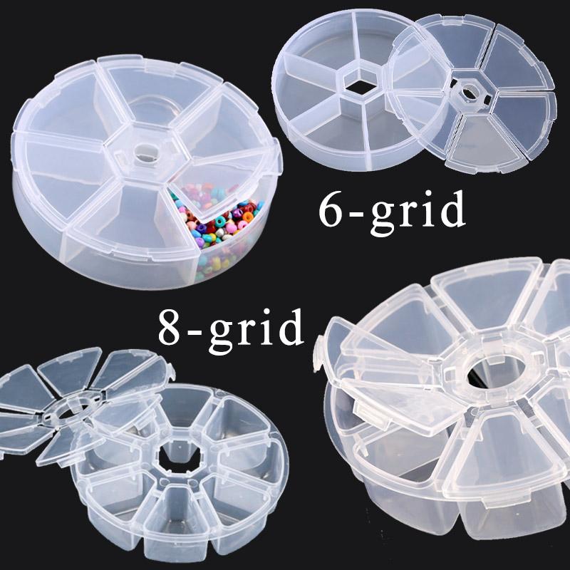 Plastic Organizer Storage Box  Container Jewelry Box with Adjustable Dividers for Beads Art DIY Crafts Jewelry Fishing Tackles