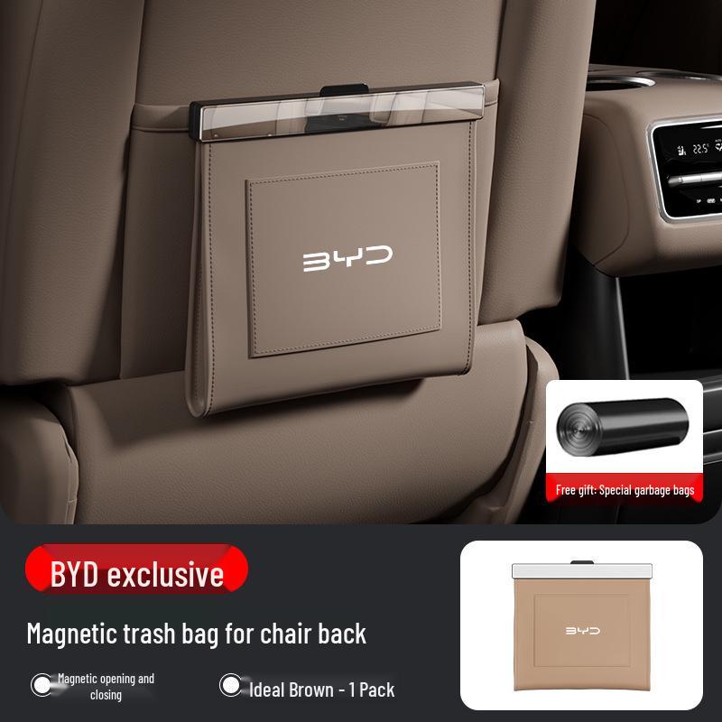 

Magnetic Waterproof Leather Storage Bag for BYD Seagull, Dolphin, Seal 06 Car Seats