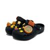Crocs Baya EVA Orange C Beya Beach Fashion Casual Versatile Comfortable Hole Shoes Unisex Black