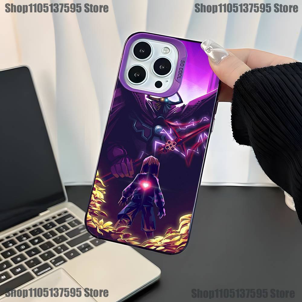 Game U-Undertale-es Phone Case For iPhone 17,16,15,14,13,12,11,Mini,Pro,E,SE4,XS,MAX Purple Candy Matte Cover