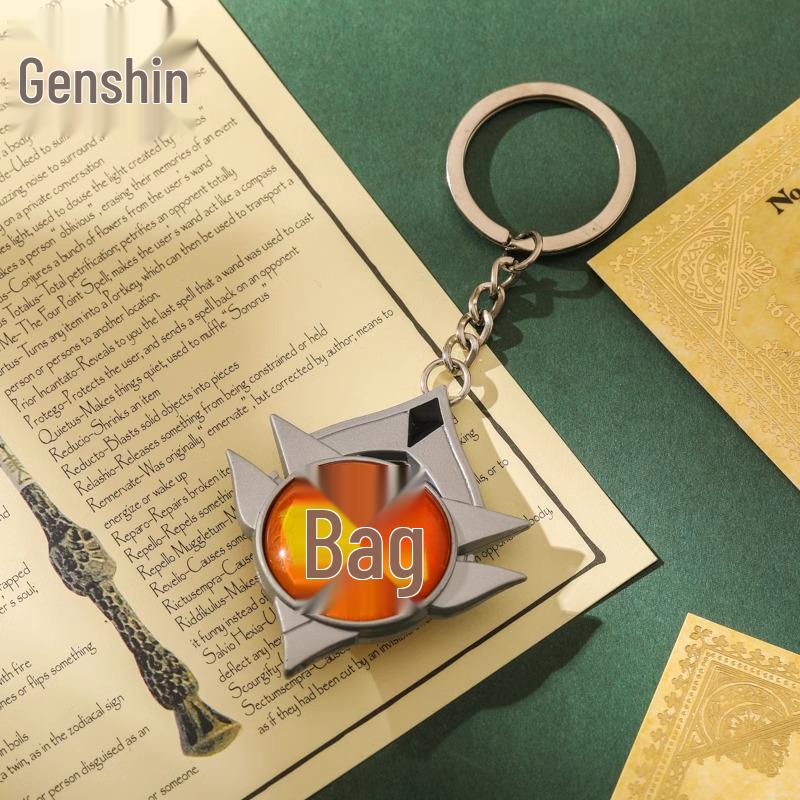 Luminous Genshin Impact Anime Keychain & Backpack Accessories - Creative Gifts for Girls & Best Friends