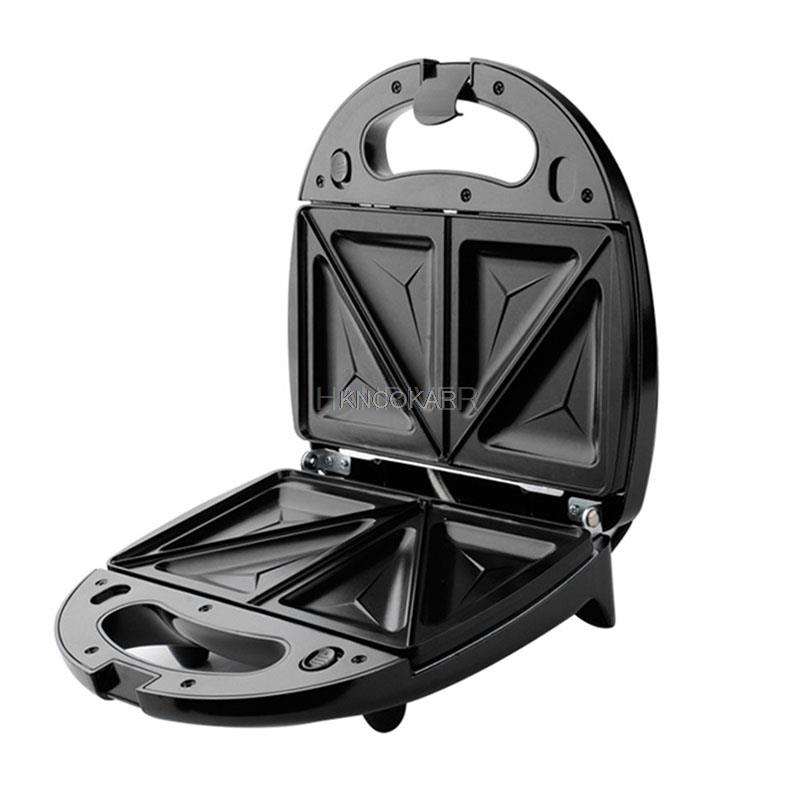 220В Домашняя маленькая машина для сэндвичей и завтрака, многофункциональная вафельница-тостер три в одном 220 V