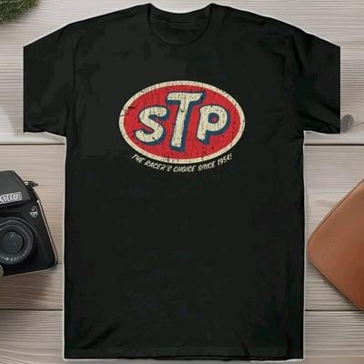 Retro Hot Rod Tee T Shirt Speed Shop Drag Race Racing Gas Oil STP "XL" Unisex T-Shirt