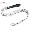 Stainless Steel Gold Dog Chain Leash Super Strong Dog Metal Durable Silver Traction Rope Chain Solid For Pet Jewelry Accessories