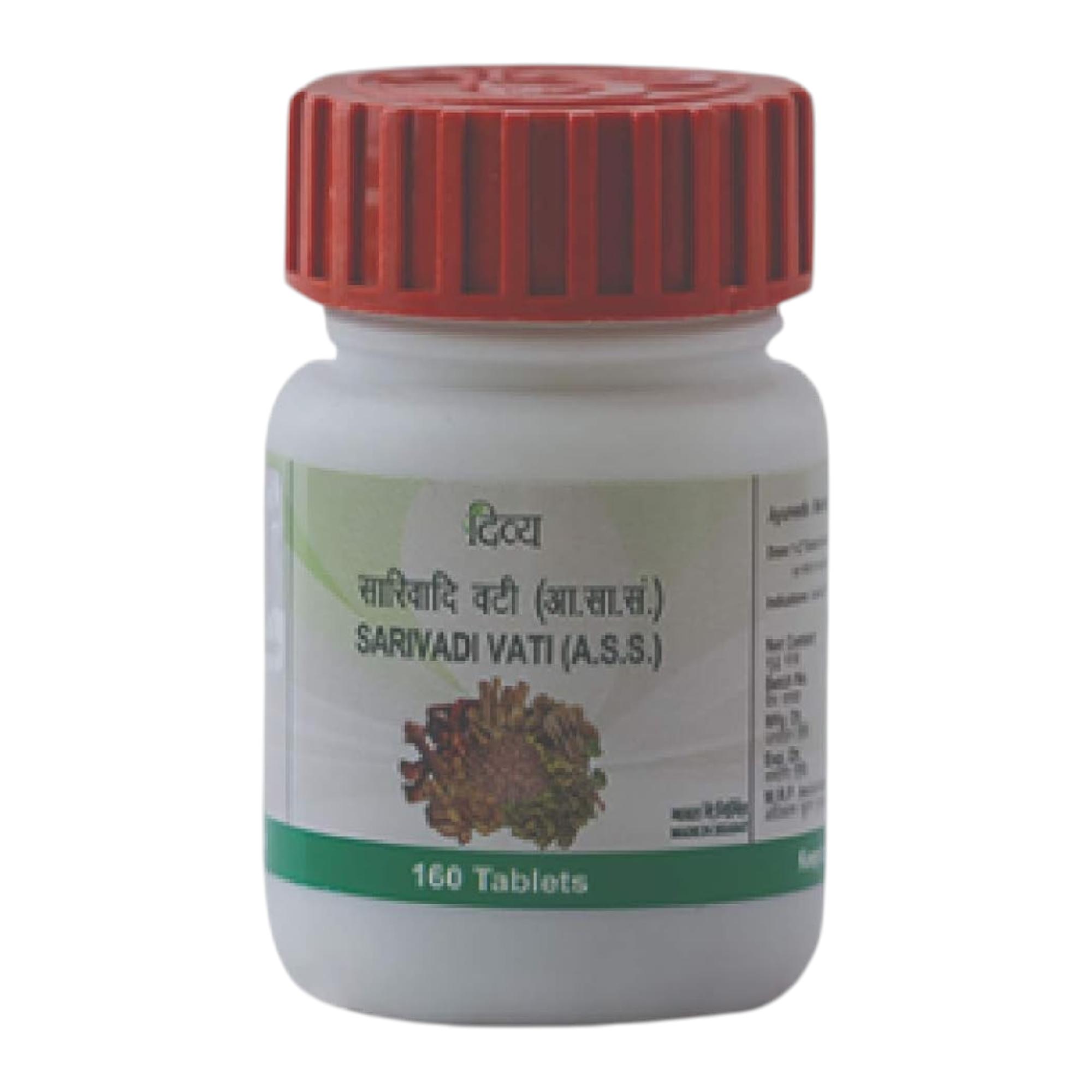 

Patanjali Divya Sarivadi Vati 160 Tablets Pack of 1 for Ear Health Support and Wellness