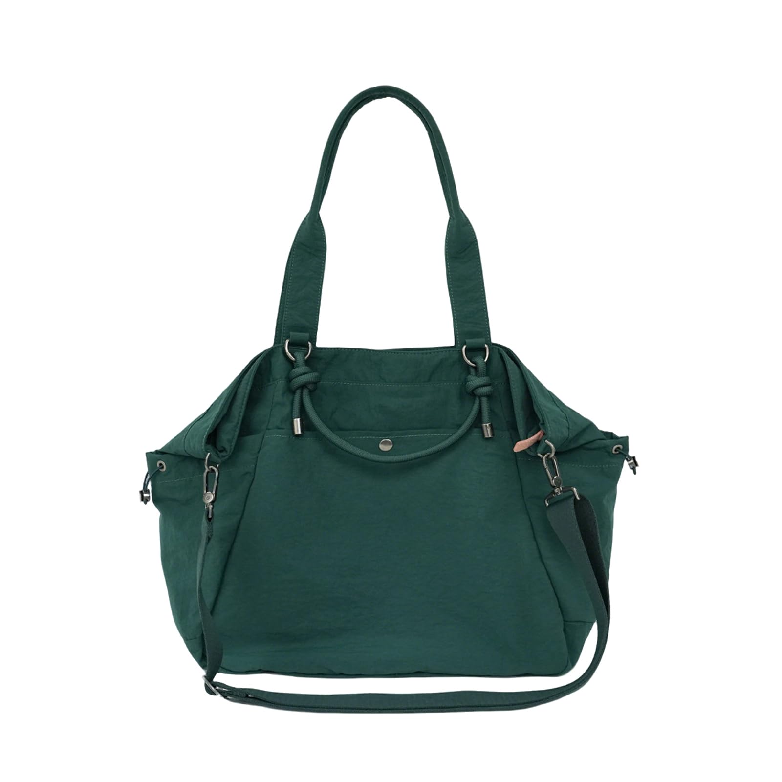 

[BgYeah] [Водоотталкивающий и экологически чистый материал] Однотонная многофункциональная сумка-тоут для отдыха. Эта сумка-тоут отличается большой вместимостью в 15 л