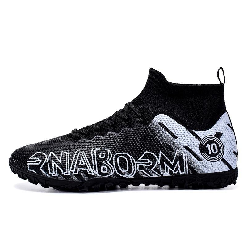 Übergröße neue Fußballschuhe Herren- und Damen-Außenhandel High-Top-Sneaker lange gebrochene Stollen Jugend-Trainings-Sneaker