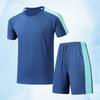 Men's Two-piece Round Neck Short-sleeved Shorts Outdoor Breathable Quick-drying Sports Suit