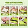 1pc Sushi Making Tool Sushi Roll Mat Seaweed Rice and Vegetable Roll Machine DIY Home Sushi Restaurant Party Kitchen Small Tool