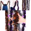 Halloween Pumpkin Colorful 2m Tinsel Bat Decorative Hanging Decoration Wsmt
