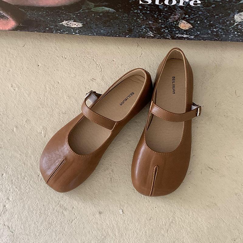 Fashion New In Summer Spring Women Flats Mary Janes Shoes Female Shallow Footwear Fashion Buckle Strap Ladies Flats Shoes