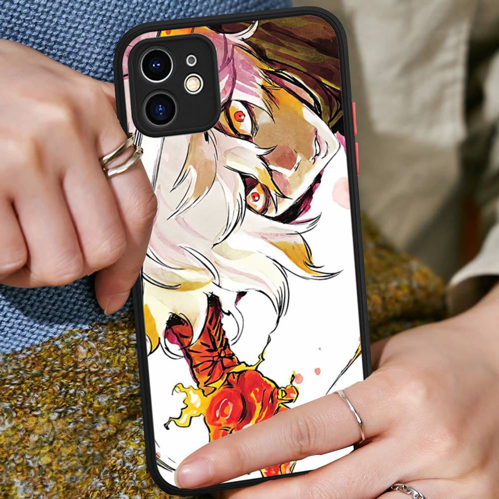 Anime H-Hells Paradise Silicone Case For iPhone 16 15 14 13 12 11 Pro Max Plus X XS MAX Shockproof Matte Cover