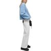 Emporio Armani Embroidered Crew Neck Long Sleeve Sweatshirt Women tops Blue 6R2M7L-2JTDZ-0712