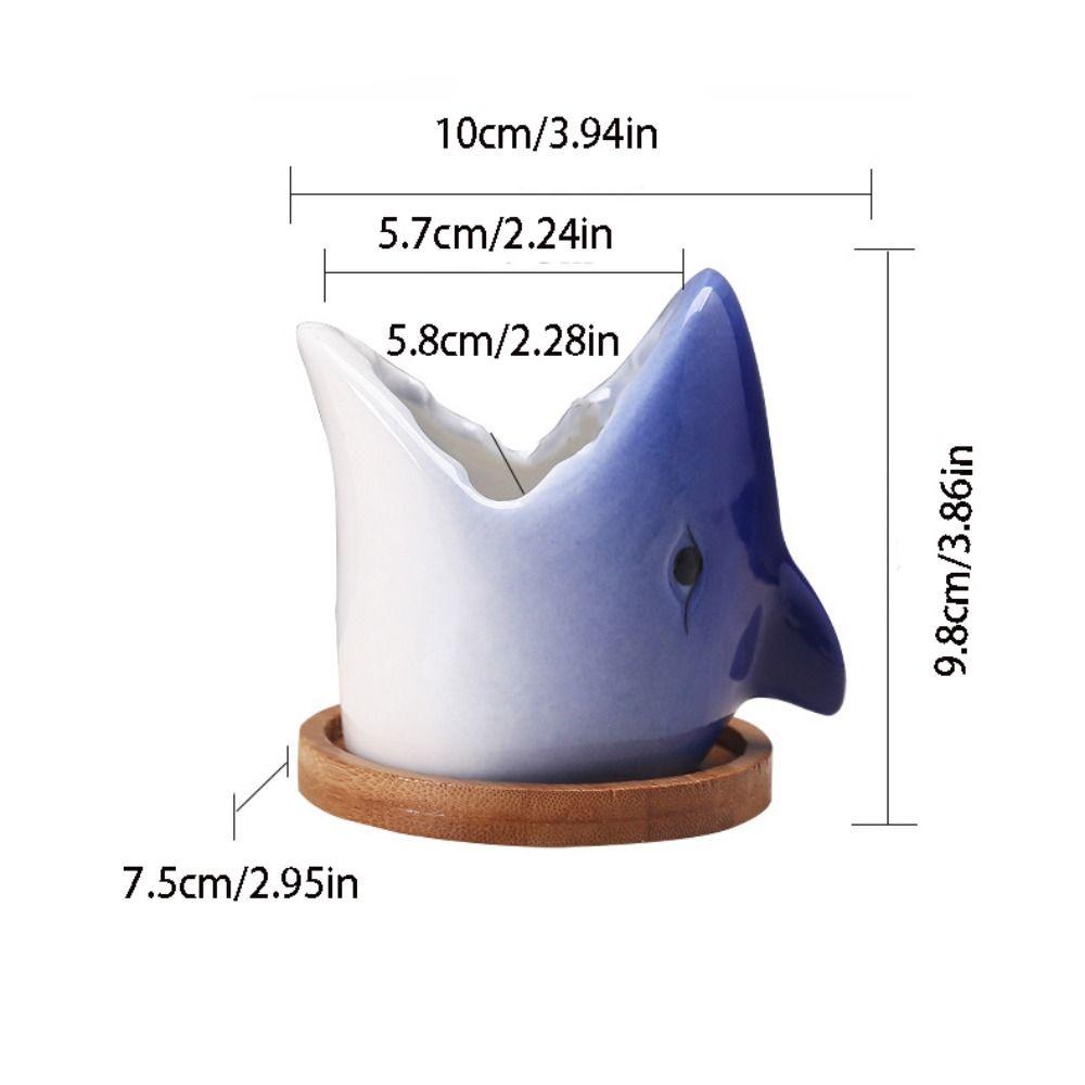 Ceramic Animal Vase Creative Hydroponic Flower Holder Plant Pot  Dried Flower