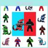 Godzilla Exterminador Pioneiro Rei Kong Colorido Brinquedo de Descompressão Para Alívio de Estresse