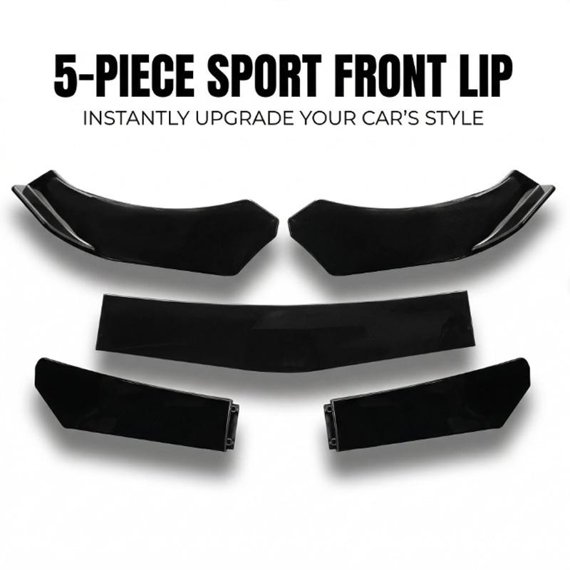 5Pcs ABS Material Universal Car Front Bumper Separator Bumper Lip Body Kit Duck Lip Separator For Subaru BRZ Car Accessories