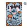 Disney 1pc Stitch-Themed Exquisite Tin Sign, Official Licensed Decorative Wall Art for Home, Bar, Garage, or Garden – Perfect Gi