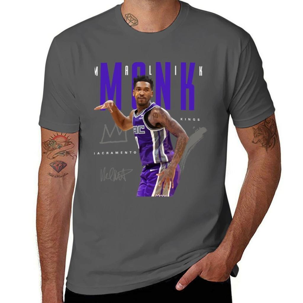 Malik Monk Tshirt Classic Crew Neck Cotton Tshirt